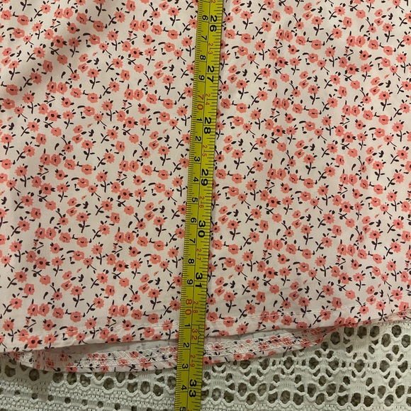 Pink floral mini dress dress size L - Picture 6 of 9